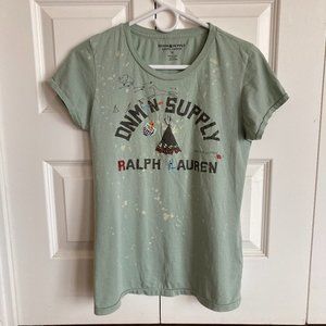 Ralph Lauren Denim & Supply Beaded T-shirt, M